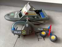 Playmobil łódź helikopter policyjny policja