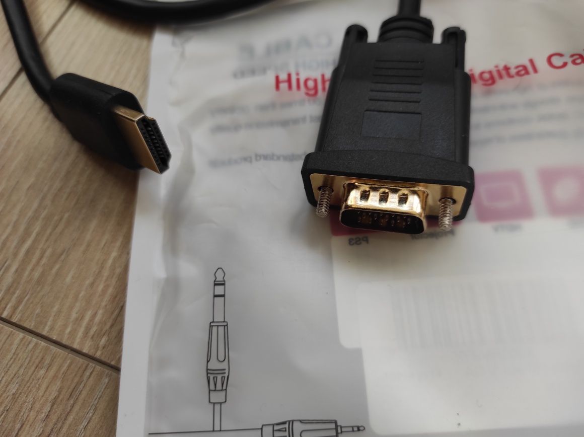 Kabel HDMI na VGA