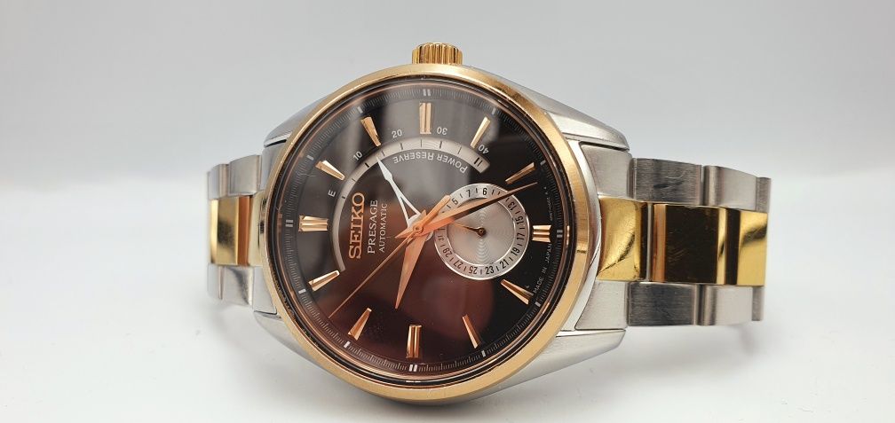 Seiko Presage Automatic Power Reserve - bi color - to tone