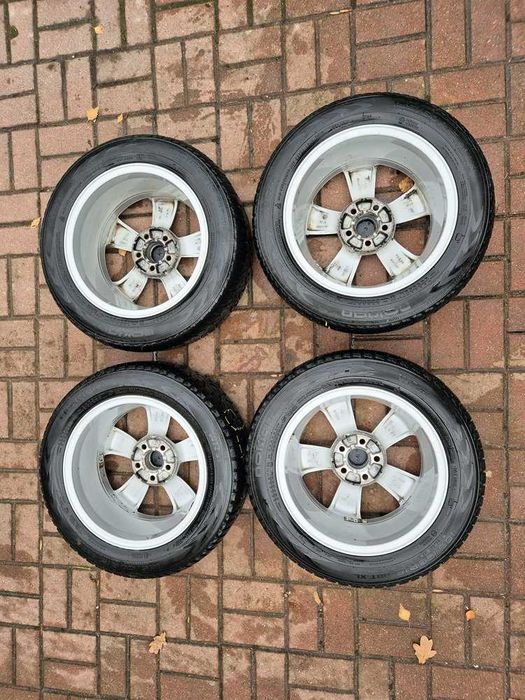 Felgi SKODA 6Jx15 ET38 5x100, opony 185/60 R15 - UŻYWANE