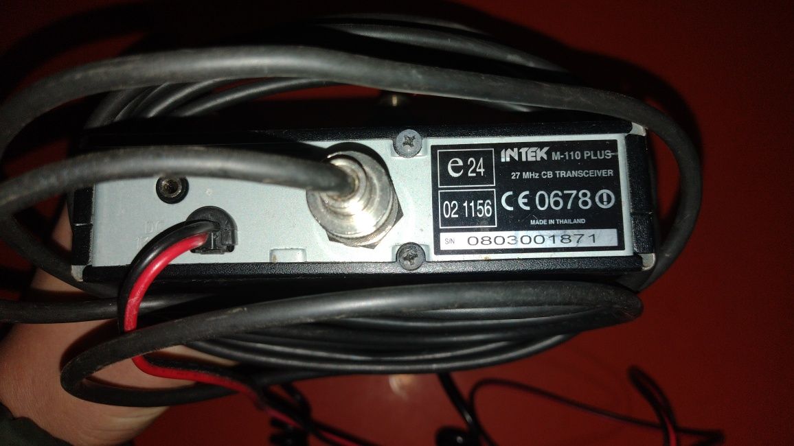 Рація сі бі CB intek m 110 plus 27мгц 8вт