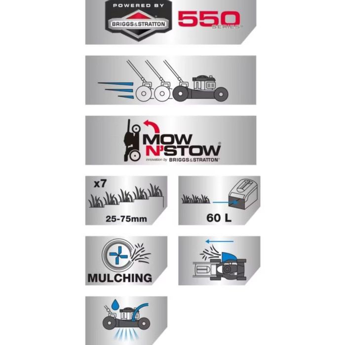 [Tanio] Kosiarka spalinowa z napędem MacAllister, silnik B&S 550E 46 c