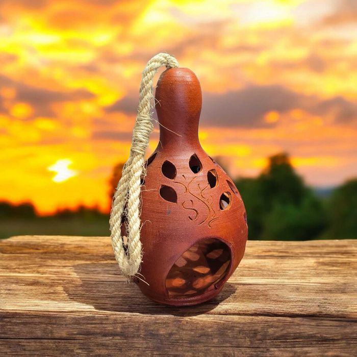 Lampion Ceramiczny 30 cm (Gliniany) Ręcznie Robiony