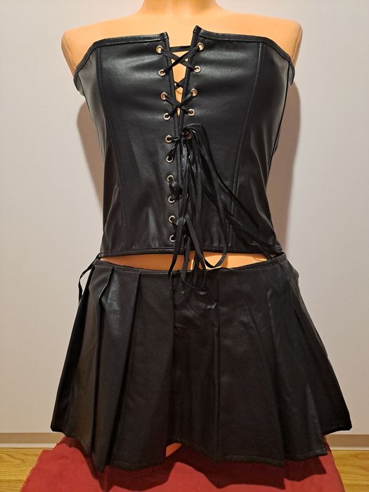 Sexy Komplet Skóra ekologiczna