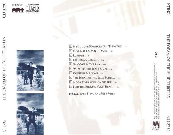 Sting CD The Dream Of The Blue Turtles            legenda   ideał