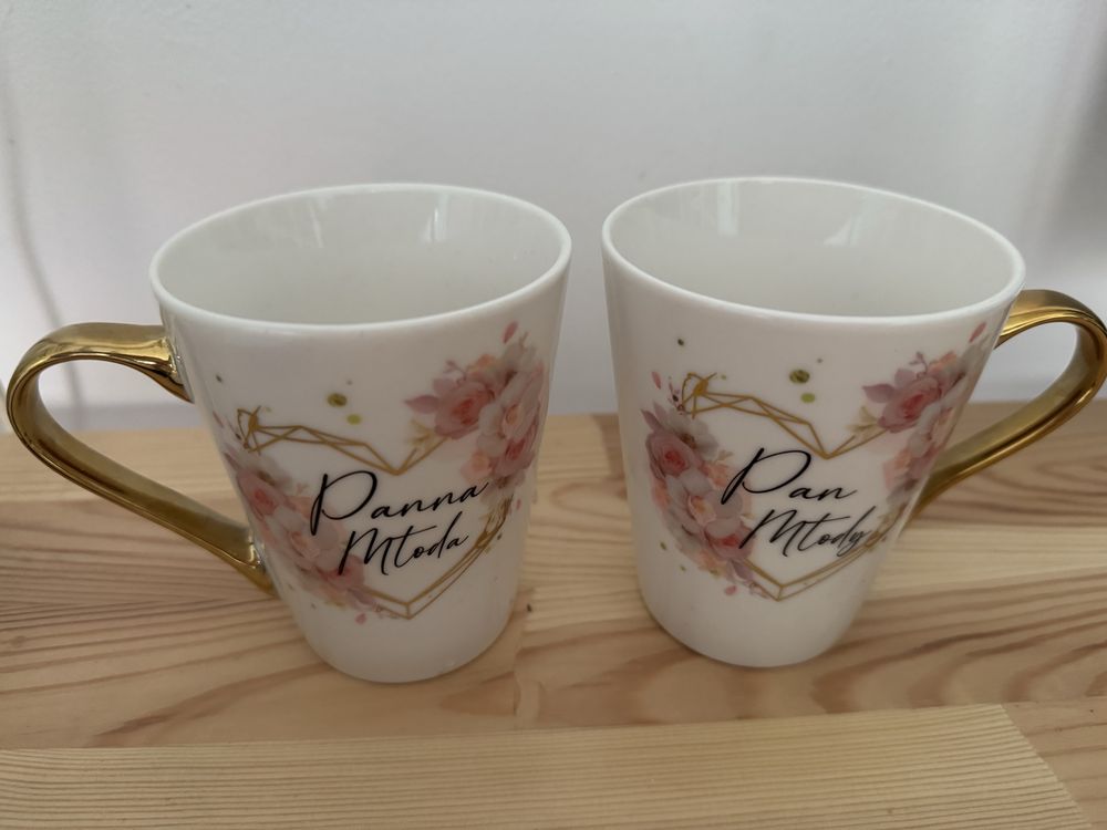 NOWE ! Kubki Pani Młoda Pan Młody