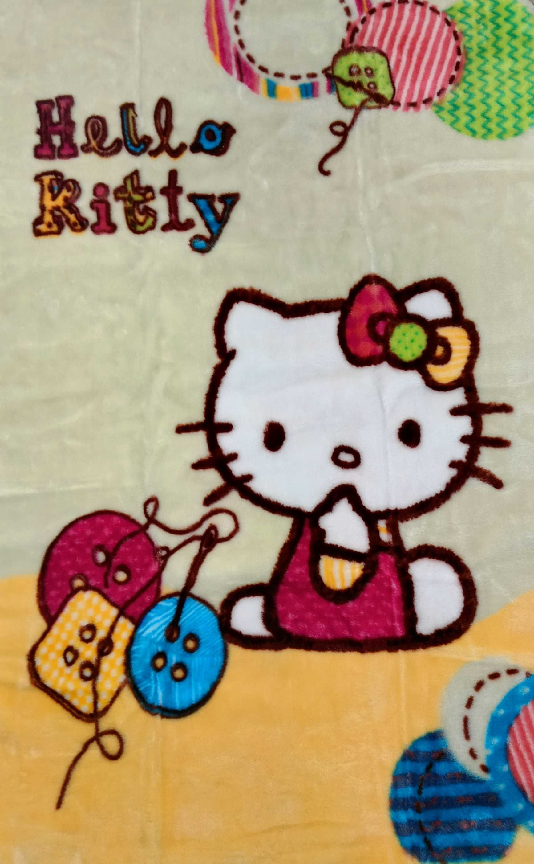 Koc akrylowy Hello Kitty rozmiar 80x110 cm