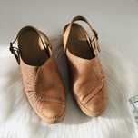 Buty skórzane Footglove 37 skóra skórzane camel beżowe nude karmelowe