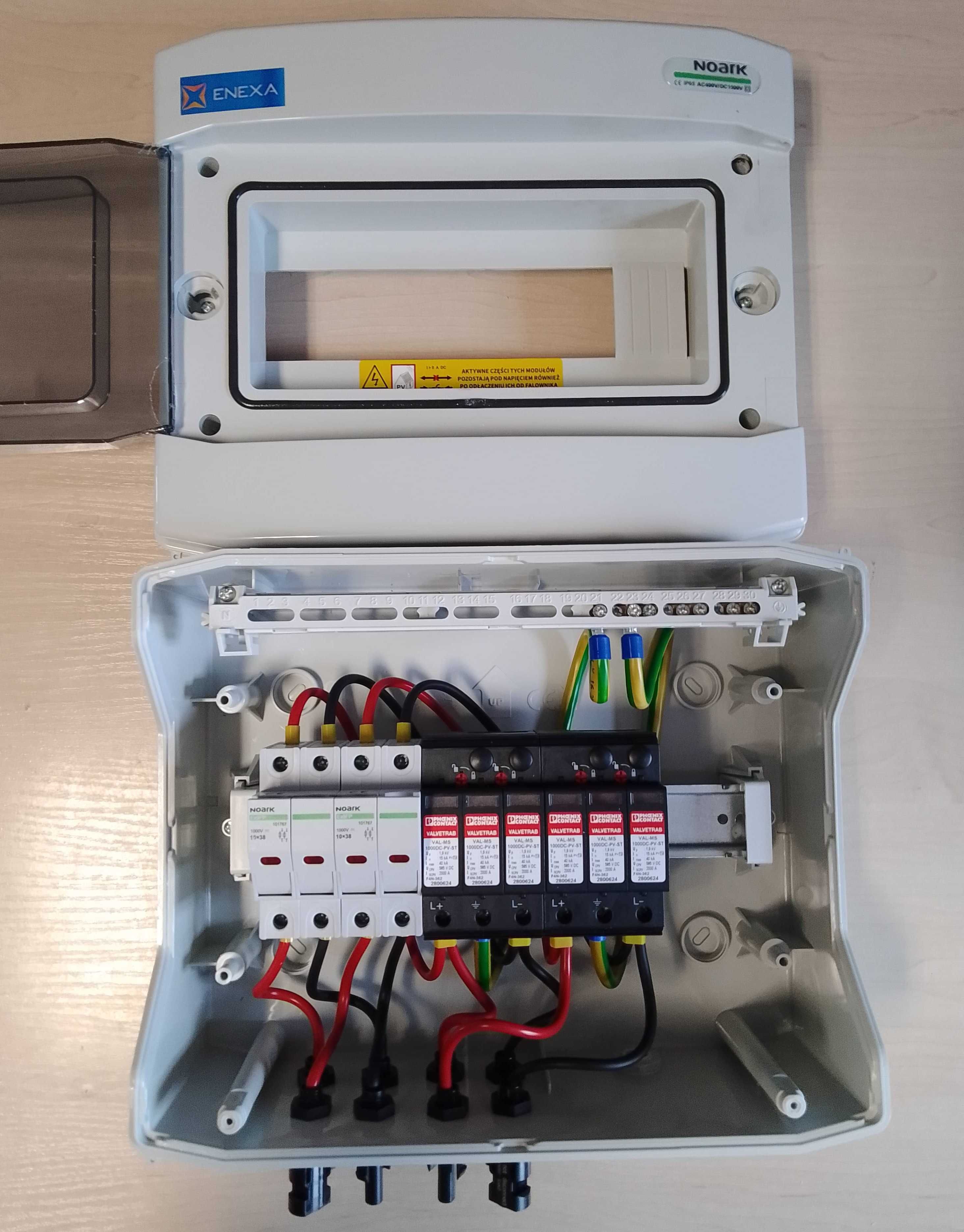 Rozdzielnica PV 2 szeregi 2C-2b 1000V TYP2 Phoenix Contact