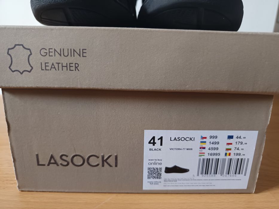 Buty półbuty chłopięce męskie skórzane Lasocki rozmiar 41