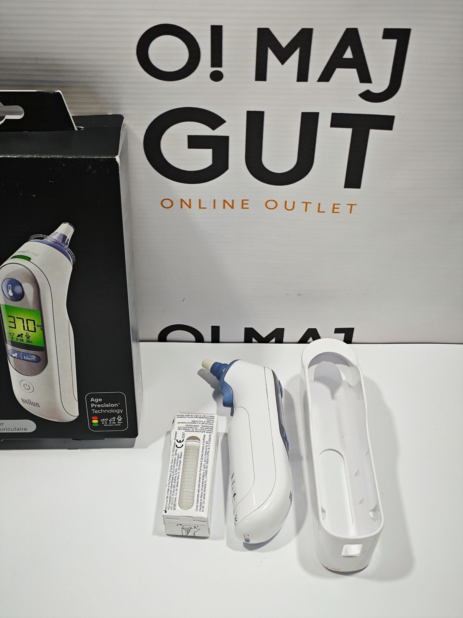 Termometr Douszny Braun Irt6520 Thermoscan 7 + 21 Kapturków