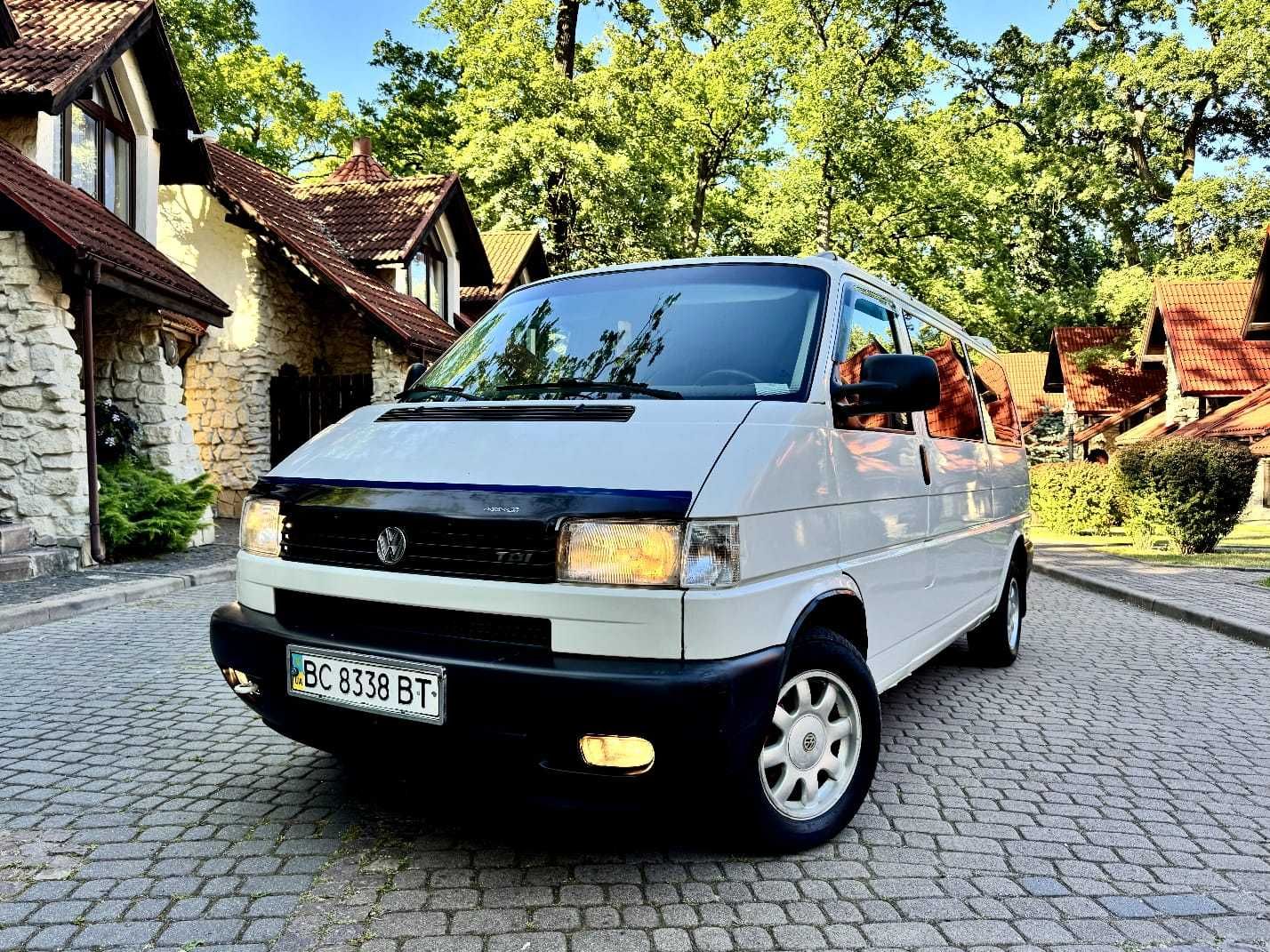 Фольцваген Транспортер Т4 2,5 tdi 75 kwt 102 p.s довга база пасажир!