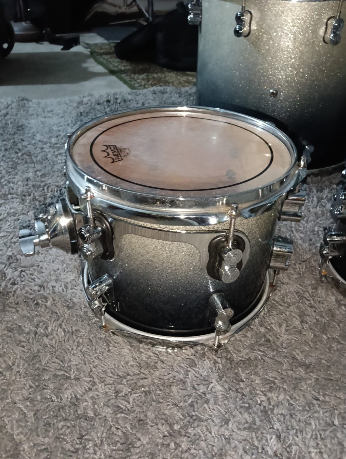 PDP concept maple 22" 7 PCs Shell pack silver to black Sparkle