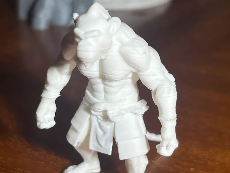 Miniatura Macaco Samurái