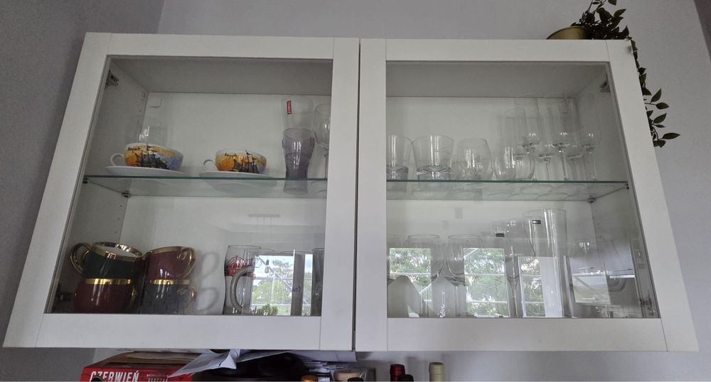Meble do salonu Ikea/ Besta Białe