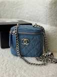 Сумка Chanel mini джинс / Сумка брендова з джинсу Шанель В коробці