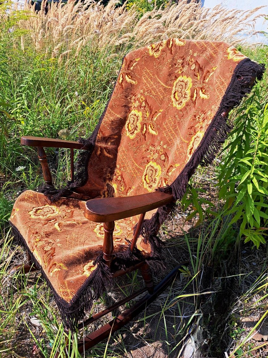Fotel bujany vintage