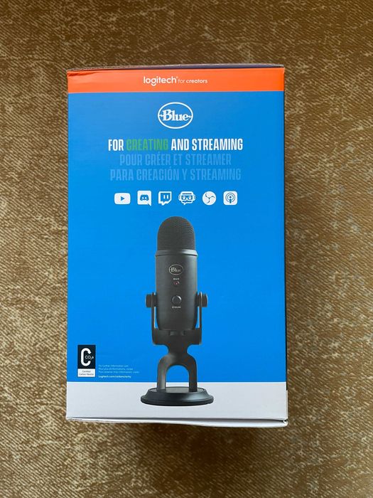 Мікрофон Logitech Blue Yeti Premium Blackout новий