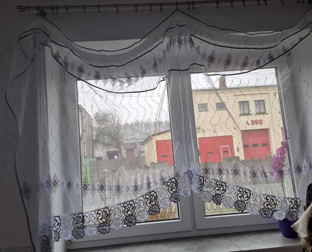 Firana zasłona na żabki