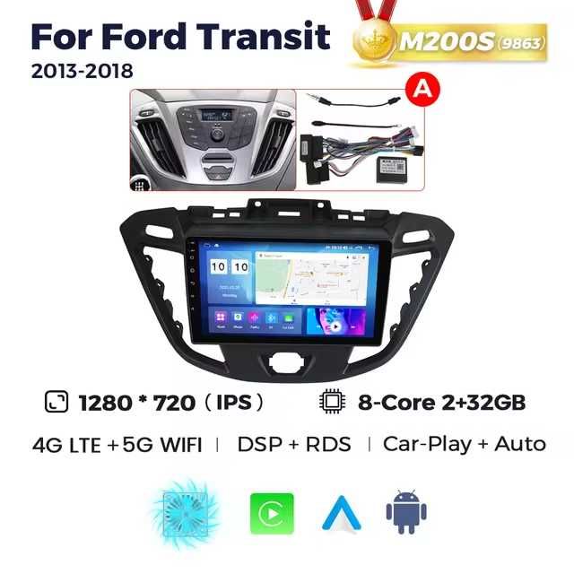 Штатная магнитола Ford Transit android GPS навигация форд транзит 2013