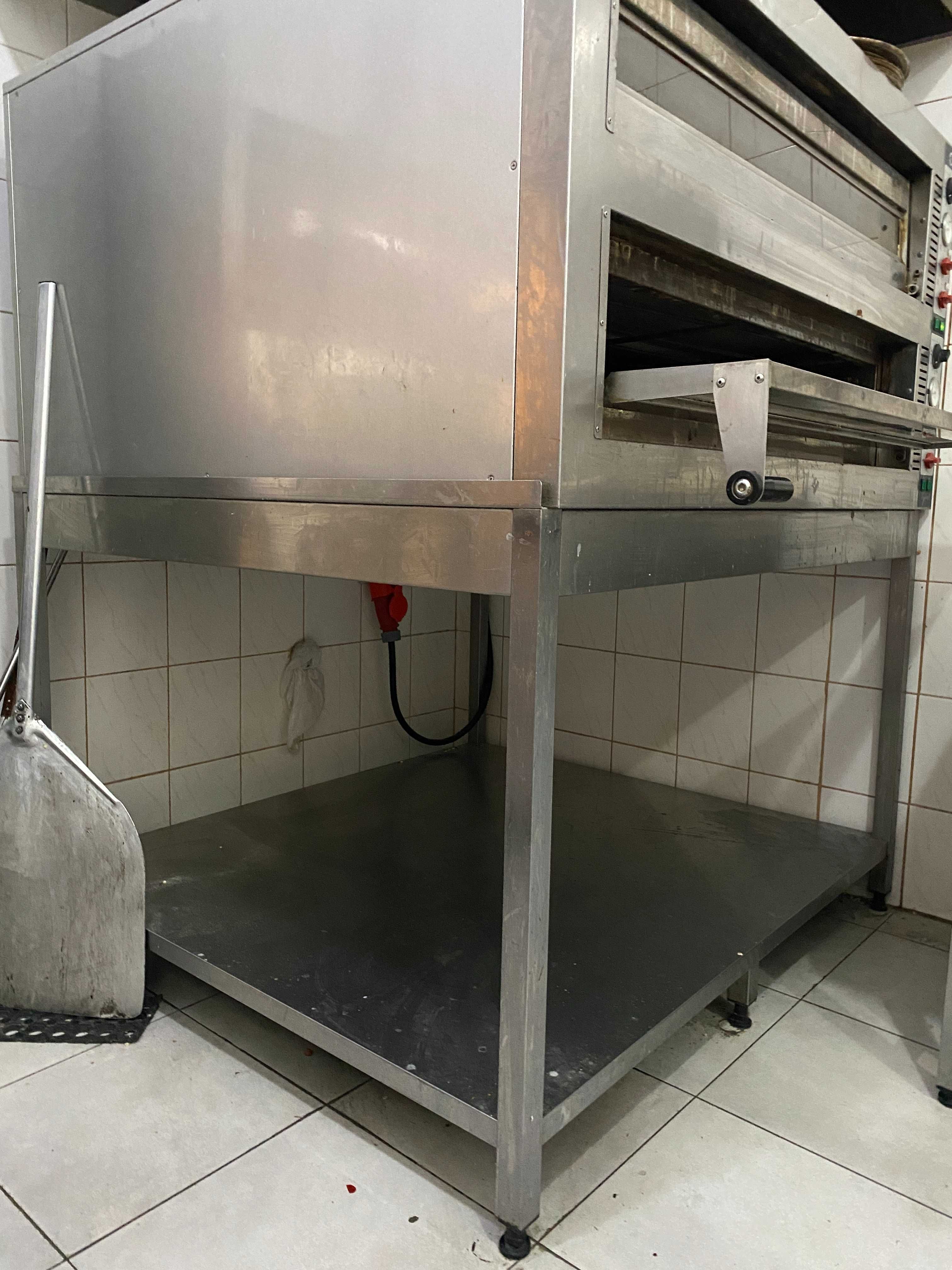 Piec do pizzy 2 komorowy CUPPONE TIEPOLO PLUS Gratis podstawa i okap