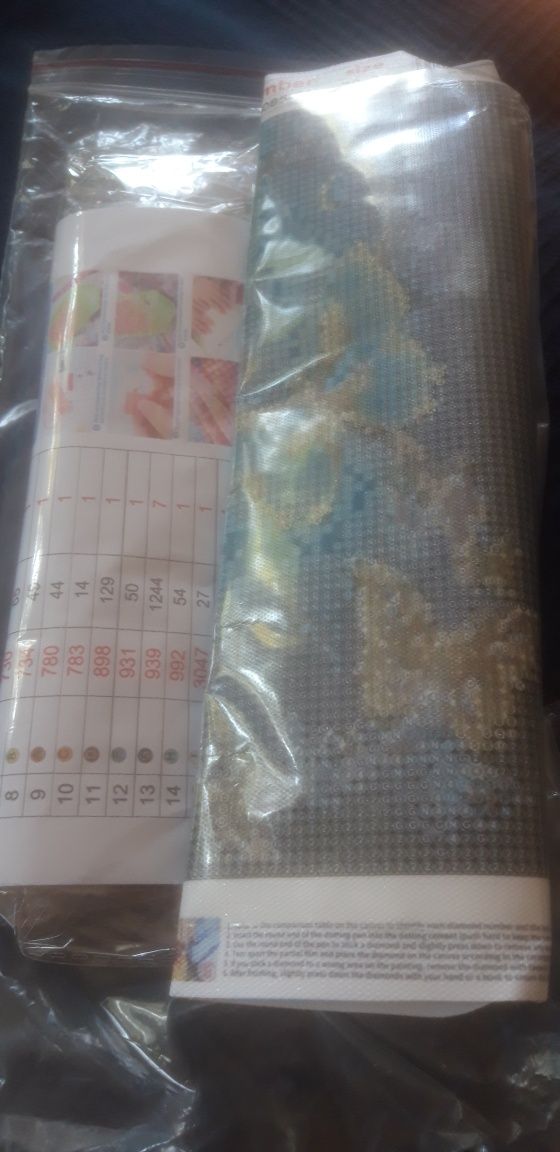haft diamentowy obraz Motyle 30x20 cm
