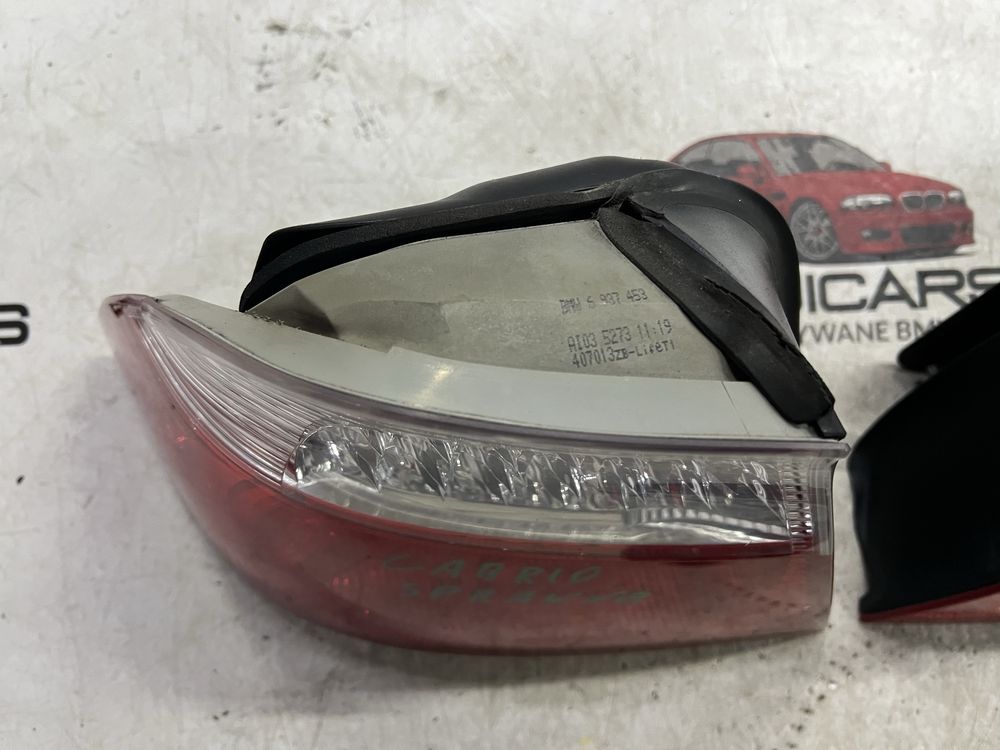 Lampy tyl tylne ledowe lewa prawa lampa led bmw e46 cabrio kabriolet