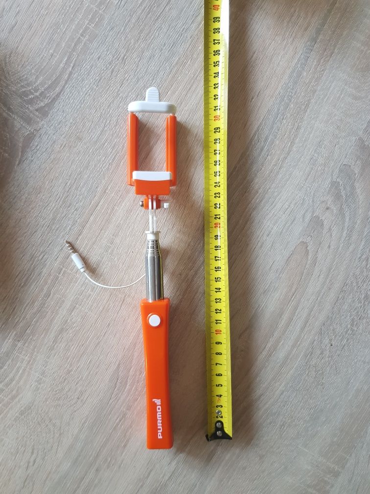 Pomarańczowy selfie stick