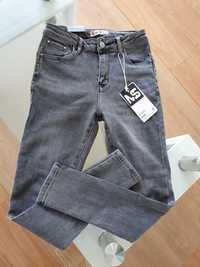 Nowe spodnie jeansy rurki M. Sara denim XS S