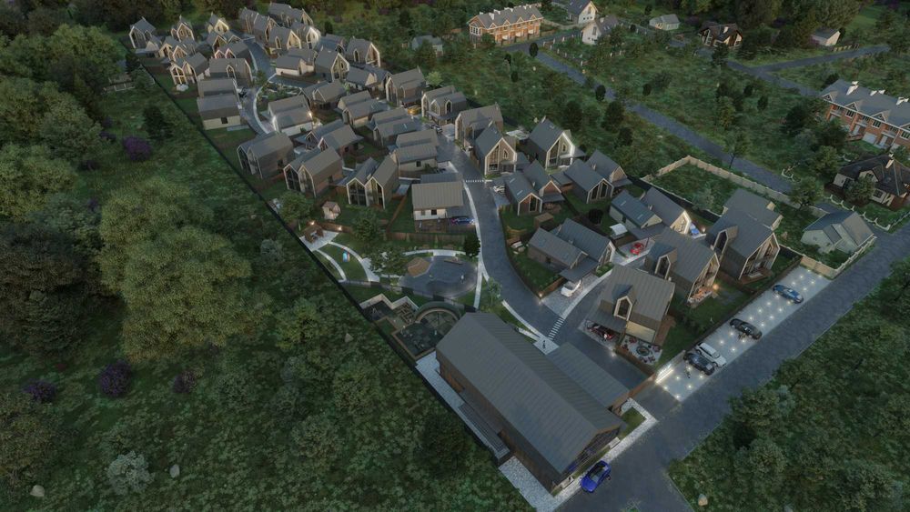 Стильний одноповерховий котедж біля Києва!