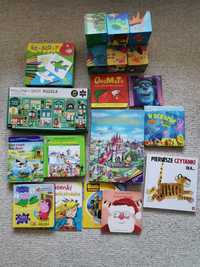 Klocki, puzzle, książeczki zabawki dla malucha