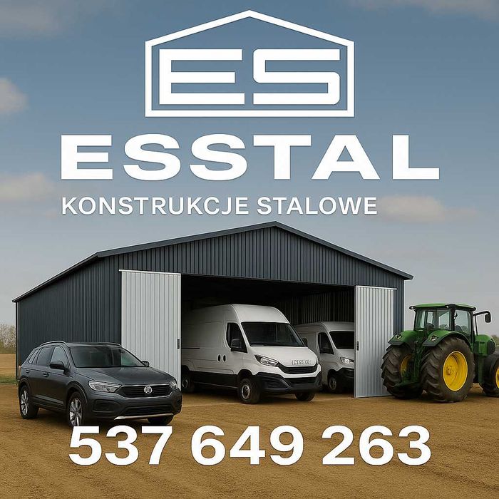 GRAFIT - WIATA - Hala |Magazyn Rolniczy | Garaż Blaszany | - ESSTAL*