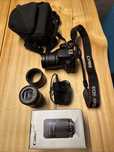 Aparat Canon EOS 600D Kit + obiektywy 28-200 i 55-250 JAK NOWY!