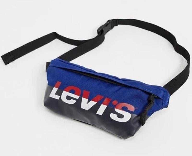 Поясная сумка бананка Levis. Сумка на пояс Ливайс, Левис