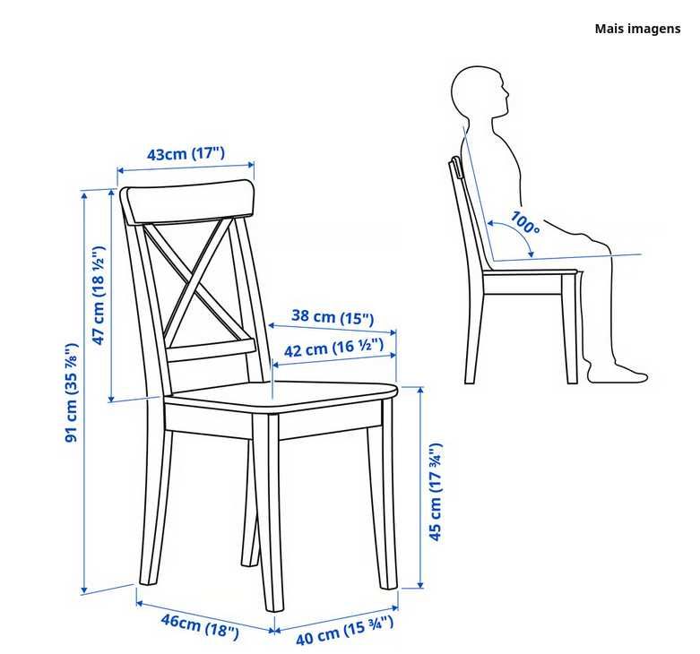 Cadeira Ikea Ingolf