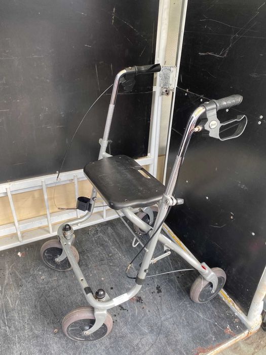 WÓZEK Balkonik PODPÓRKA 4 KOŁOWA czterokołowy zakupy CHODZIK składany