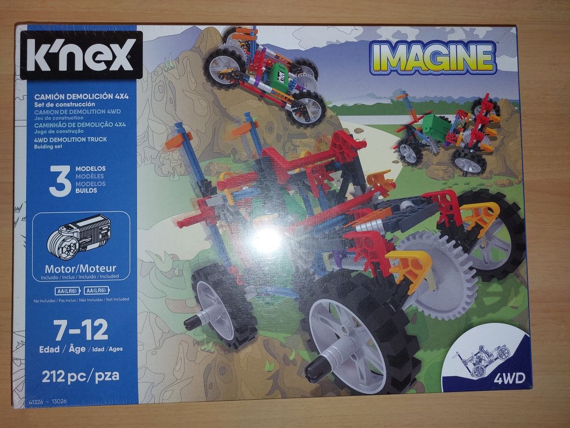 NOVO e SELADO : Camião de Demolição 4x4 - K'nex 3 em 1