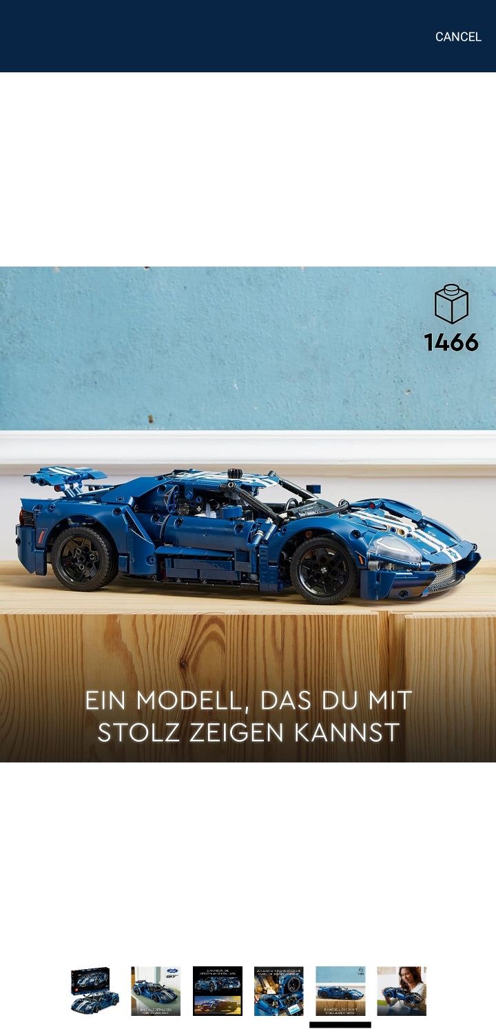 Lego Technic 42154 - Ford GT 2022