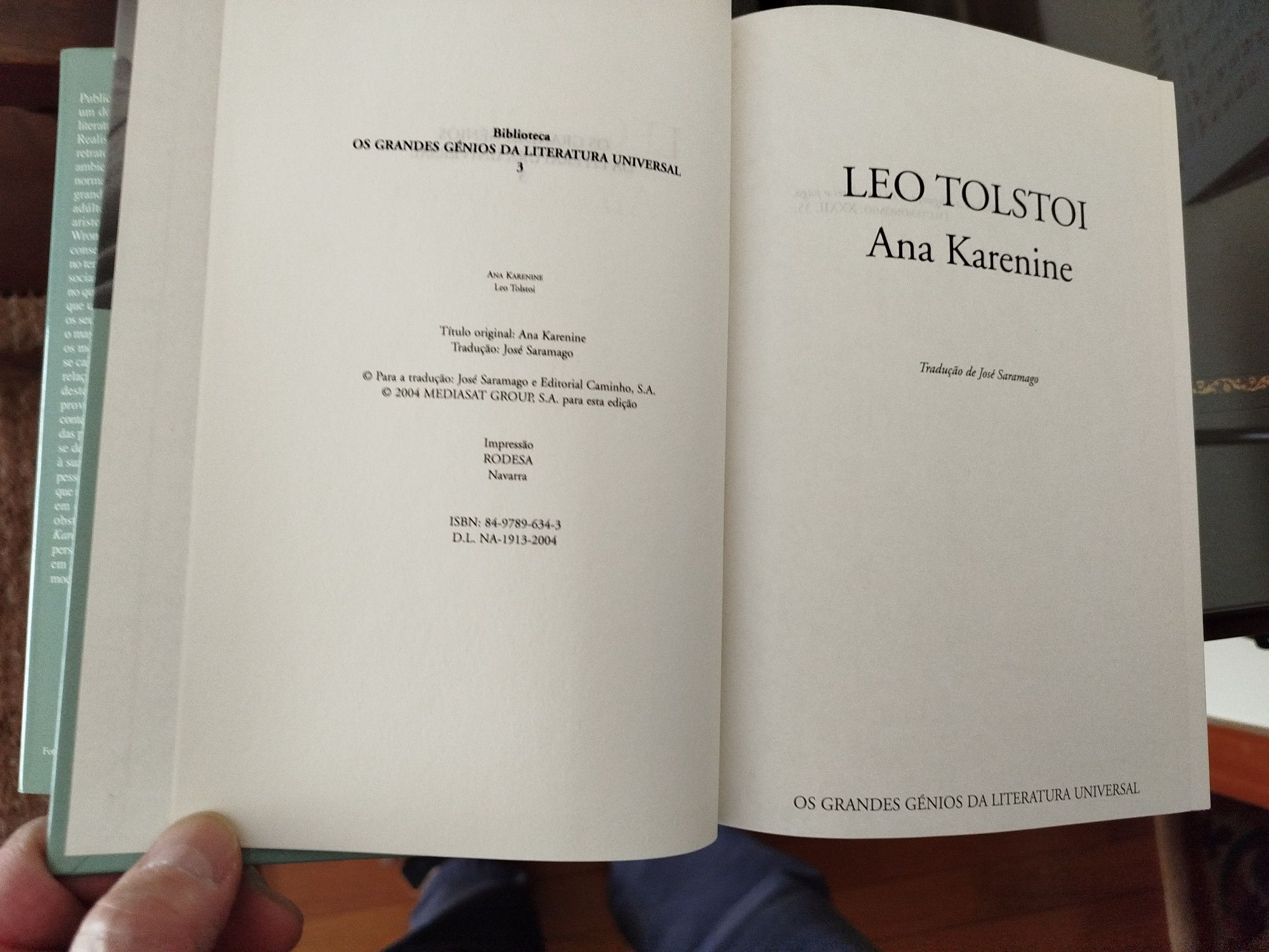 Leo Tolstoi//Ana Karenina//Tradução de José Saramago