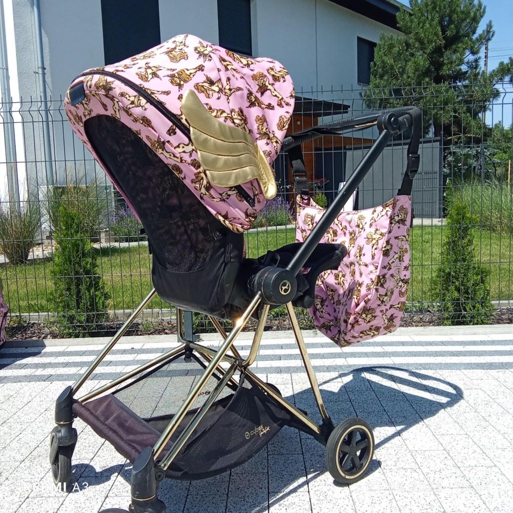 Wózek Cybex Mios Pink wings 3w1