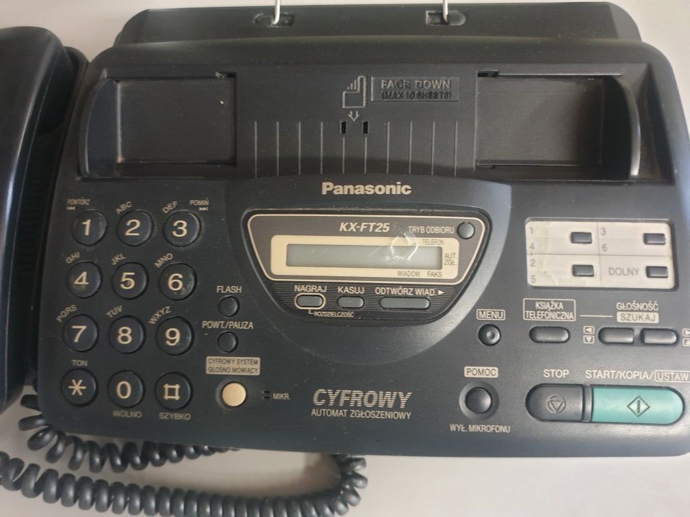 Telefon Fax Panasonic KX-FT25