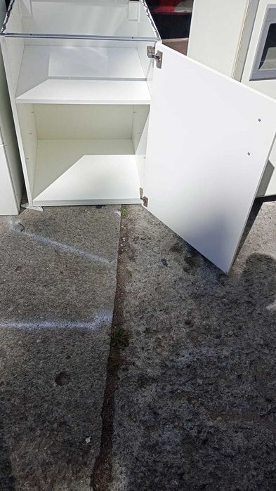 Szafka kuchenna biała stojąca 60x80 szafki kuchenne meble kuchenne