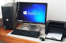 Kompletny zestaw Dell Optiplex 760 Intel core 2duo Monitor HP Hpw2207h