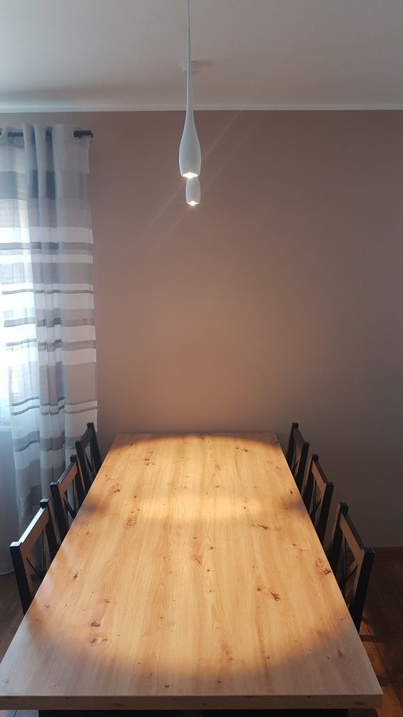 Lampa LED wisząca biała 2 szt