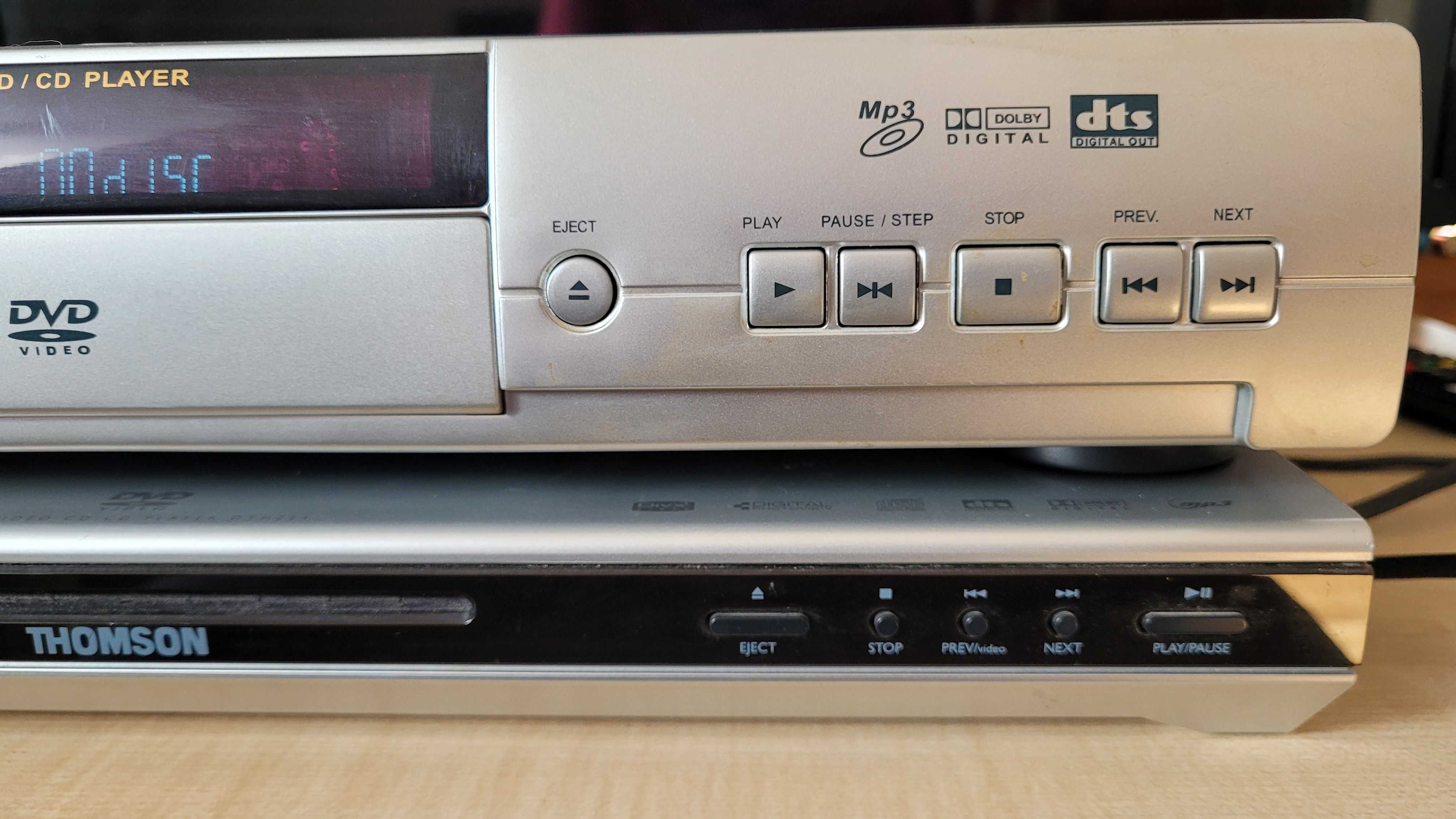 Odtwarzacz DVD Thomson DTH223E i MBO Dvd-Player 940 Plus komplet 2 szt