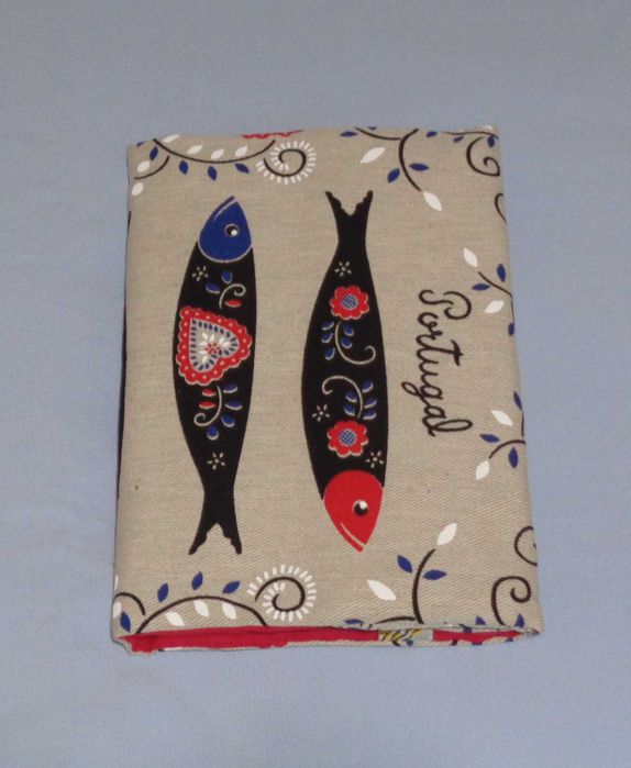 Capa para livros em tecido modelo 154 (NOVA)