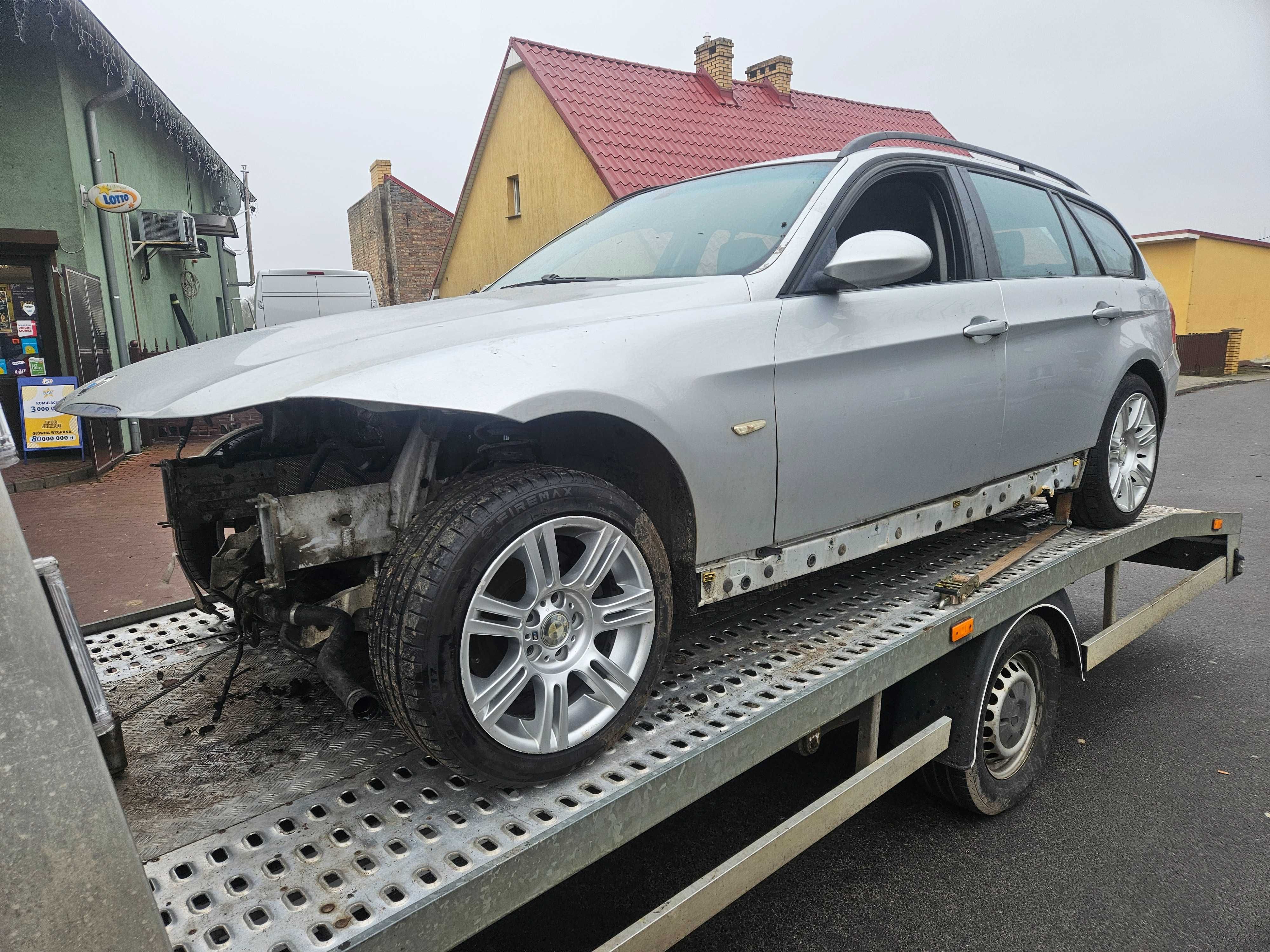 Bmw e91 n47d20 177km lolor titansilber  wszystkie czesci!