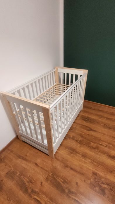 Łóżeczko dziecięce, regulowane, rośnie z dzieckiem