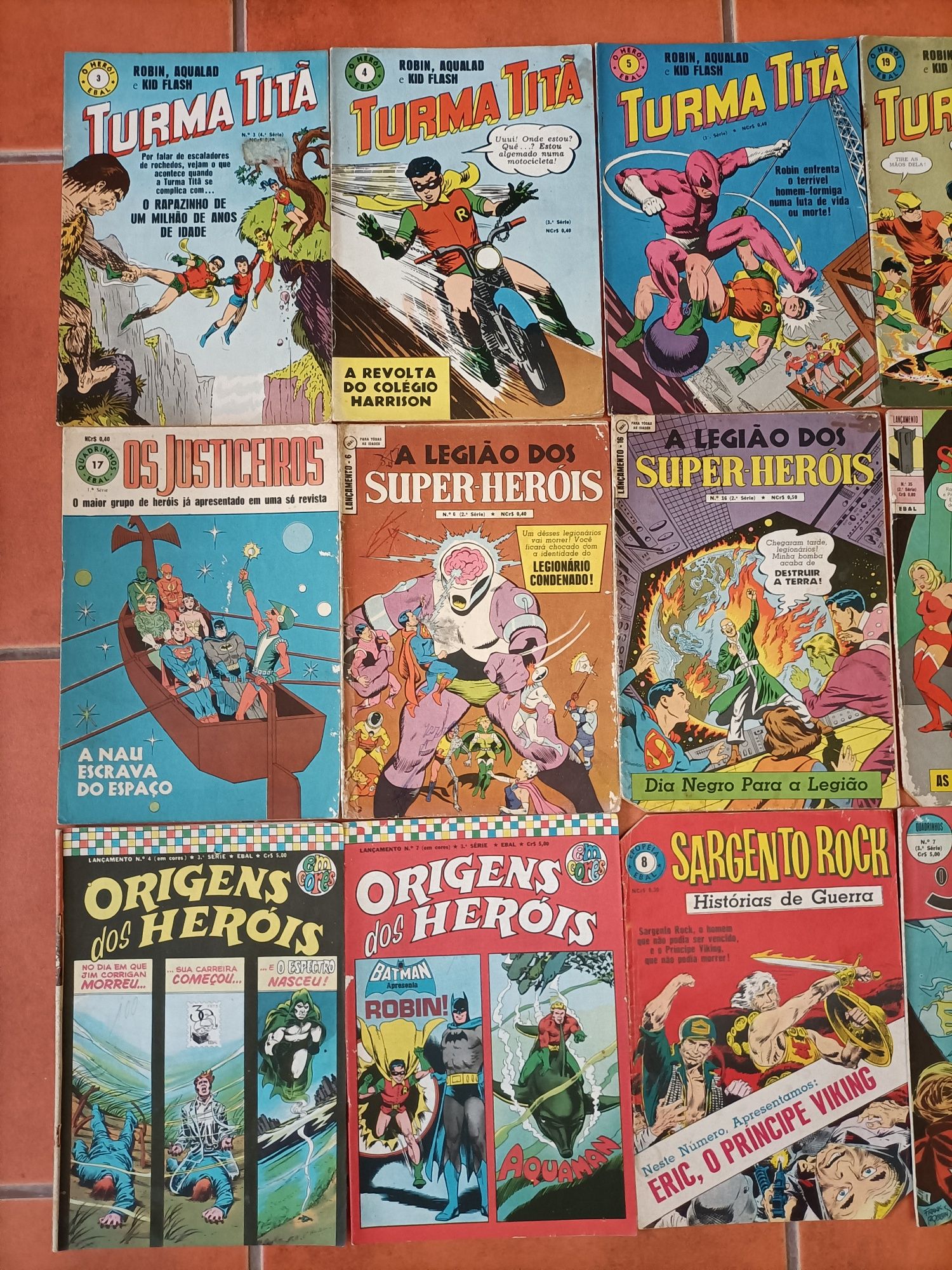 35 Liv. Ebal, Thor, Hulk, Demolidor, T. Titã, P. Submarino, Etc