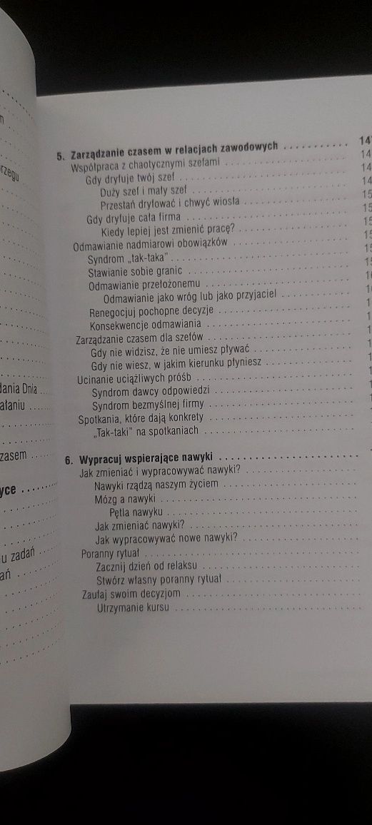 Elastyczne zarządzanie czasem, I. Krejca-Pawski